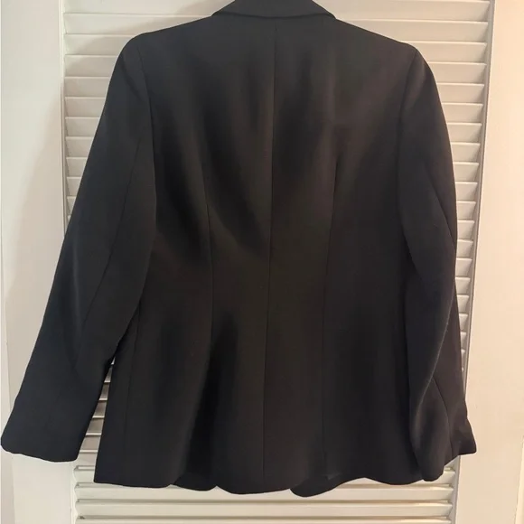 Vintage Black Wool Women's Blazer - Picture 3 of 11